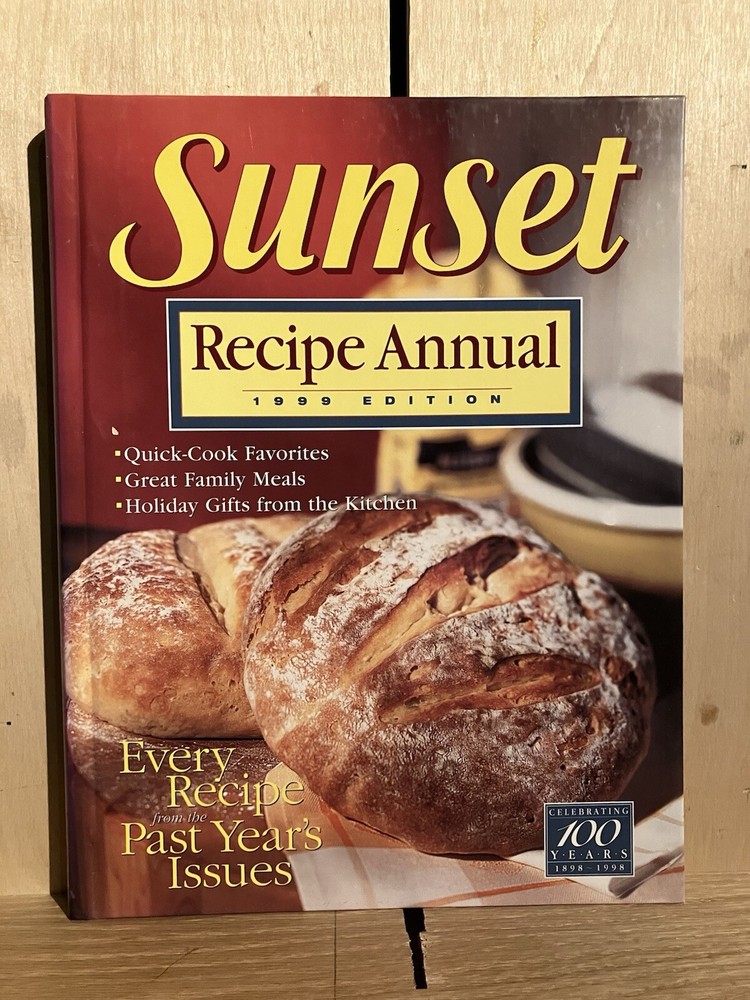 Sunset Recipe Annual 1998 Edition by Sunset Books Staff (1998, Hardcover)