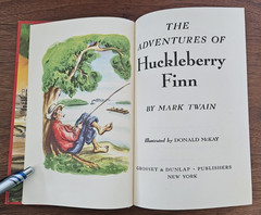 The Adventures Of Huckleberry Finn Mark Twain 1948 Grosset & Dunlap Illus. McKay