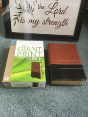 NIV GIANT PRINT COMPACT BIBLE SIERRA BLACK LEATHER SOFT 2011