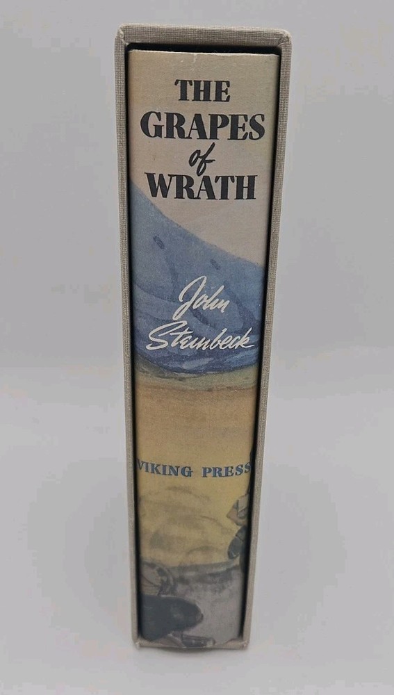The Grapes of Wrath John Steinbeck First Edition Library Facsimile 1967 Slipcase