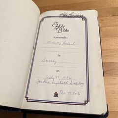 NIV Large Print Reference Bible Navy Blue Bonded Leather Cover Zondervan Indexed