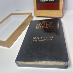The Holy Bible 1611 Edition King James Version Genuine Leather NEW Sealed