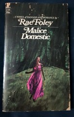 MALICE DOMESTIC by Rae Foley PB Book Vintage 1972 Gothic Romance
