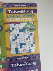 Lot 8 Kappa Take Along Large Print Crossword Books Braintainment NEW Free Ship
