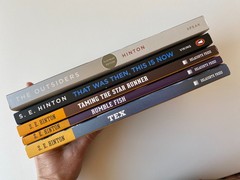 S.E. HINTON LOT 5~Outsiders~Tex~Rumble Fish~Taming Star Runner~This Is Now~