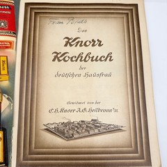 Knorr Kochbuch Cookbook Pamphlet Multicolor Vtg German Recipes Advertising Retro