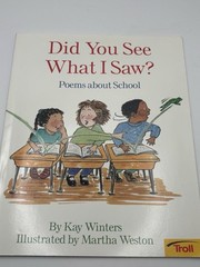 Did You See What I Saw? Poems about School Paperback Book #251