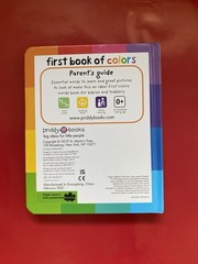 Priddy Books First Book of Colors Board Book 2019 English Under 2 Years