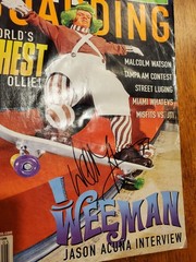 RARE 2000 Big Brother Skateboarding Magazine Weeman Jackass Issue 60 Rare signed