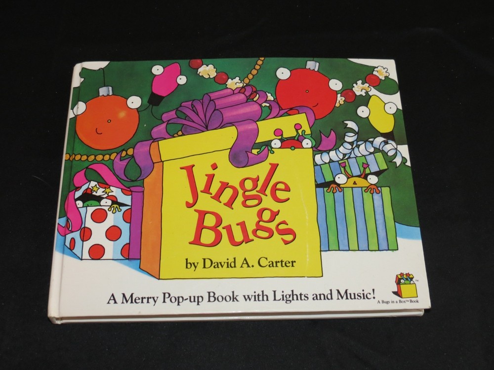 Jingle Bugs by David A Carter Pop-Up Christmas Book Bugs In A Box Series 1992