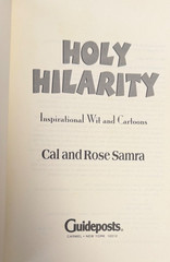 Lot of 2 HOLY HILARITY – MORE by Carl and Rose Samra w/DJ 1999 Very Good
