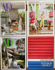 Architectural Digest Magazine (8 Issues) Dec. 2016; March-May, July-Nov 2019