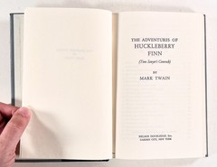 1961 HUCKLEBERRY FINN The Complete Novels of Mark Twain (Nelson Doubleday) HC