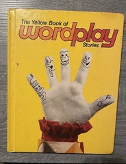 The Yellow Book of Wordplay Stories 1977 Susan Batko Hardback Vintage GOOD