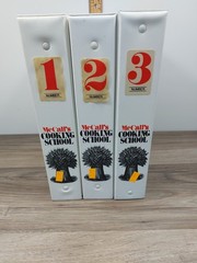 McCall’s Cooking School, 3 Volume Set, 3 Ring Binder Complete