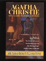 Agatha Christie : 5 Classic Murder Mysteries Hardcover Agatha Chr