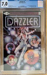 1981 DAZZLER #1 CGC 7.0 SPIDER-MAN AVENGERS X-MEN & ENCHANTRESS appearance