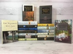 Lot of 10 Hardcover Books by Nicholas Sparks – Random Mix