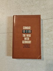 Combat WW II :War With Germany World War 2 by Don Congdon 1966 Dell Paperback