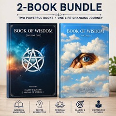 Book of Wisdom Volumes 1 & 2 by Harry B. Joseph 2-Book Spiritual Set USA Stock