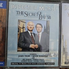 9 INSPECTOR MORSE Audio TV Episodes (Audiobook Cassette) + 2 others -GT58