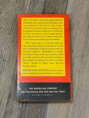 The Cost of Discipleship by Dietrich Bonhoeffer Paperback