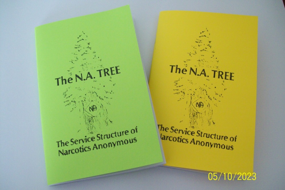 NARCOTICS ANONYMOUS (RELATED) ” NA TREE” (REPLICA) EARLY SERVICE MANUAL GREG P.