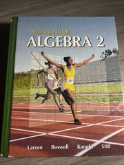 McDougal Littell Algebra 2 (Holt McDougal Larson Algebra 2) – Good/ACCEPTABLE