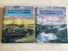 ALLIED COASTAL FORCES OF WWII WW2 Volume 1 and 2 Book Set John Lambert