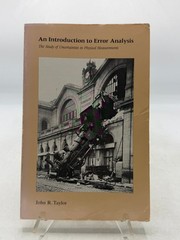 An Introduction to Error Analysis John R. Taylor 1982 Physics Textbook