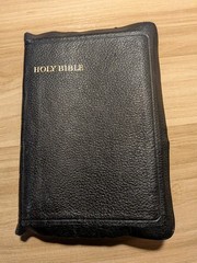 Vintage Holy Bible KJV Collins Clear-Type Press 1946 Illustrated Great Britain
