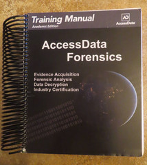 AccessData Forensics Training Manual Academic Edition Spiral Bound 824 pages
