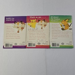 Pokemon Junior Chapter Books #2, 5, 6 Papterback Scholastic