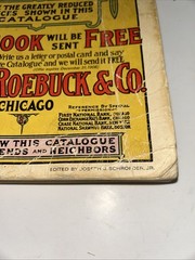 1908 Edition Sears Roebuck Paperback Book Vintage 1184 Pages, Catalogue No. 117