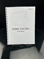 Garmin ECHOMAP Ultra Series 126sv Manual Instructions Coil Bound -54 Pages
