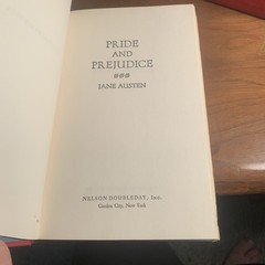 PRIDE & PREJUDICE Jane Austen Nelson Doubleday VTG Set 3 Emma Sense Sensibility