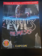 Resident Evil 3 RE3 Nemesis Official Strategy Guide Prima Games W/ Map Poster