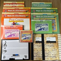 Music for Little Mozarts Deluxe Starter Kit 1 & 2 CD Blank Manuscript Book READ