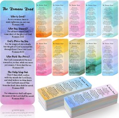 240 Pcs Romans Road to Salvation Bookmarks 6 X 2 Inches Roman’S Road Cardstock B