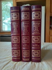 Abraham Lincoln: The War Years Volumes 2, 3, and 4. Like New.
