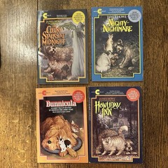 Bunnicula Book Set 4 Vtg 80s James Howe Howliday Inn Celery Stalks Midnight