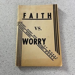 Faith VS Worry Gospel Hour Oliver Greene Christian Religious Bible Study Book