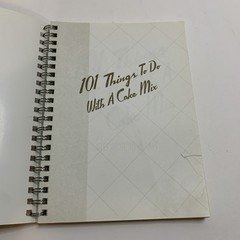 101 Things To Do With A Cake Mix Cookbook 2002 Pre-owned, See Pictures