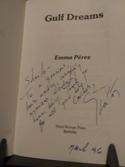 1996 “Gulf Dreams” by Emma Perez Good+ Inscribed 1st Edition, 1st Printing PB