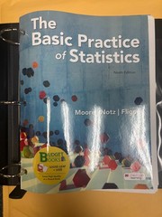 Loose-Leaf Version of The Basic Practice of Statistics 9th Edition Very Good