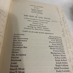 The Skin Of Our Teeth by Thornton Wilder – Third Edition 1942 HC/DJ