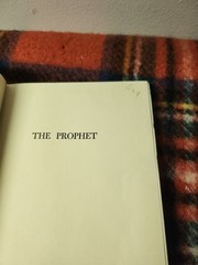 Antique The Prophet 1st Edition Kahlil Gibran Hardcover 1962 Pre-owned
