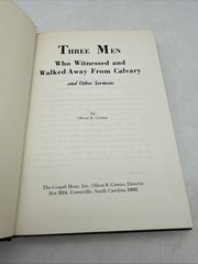 Three Men 1970 First Print Oliver B Greene, The Gospel Hour Inc
