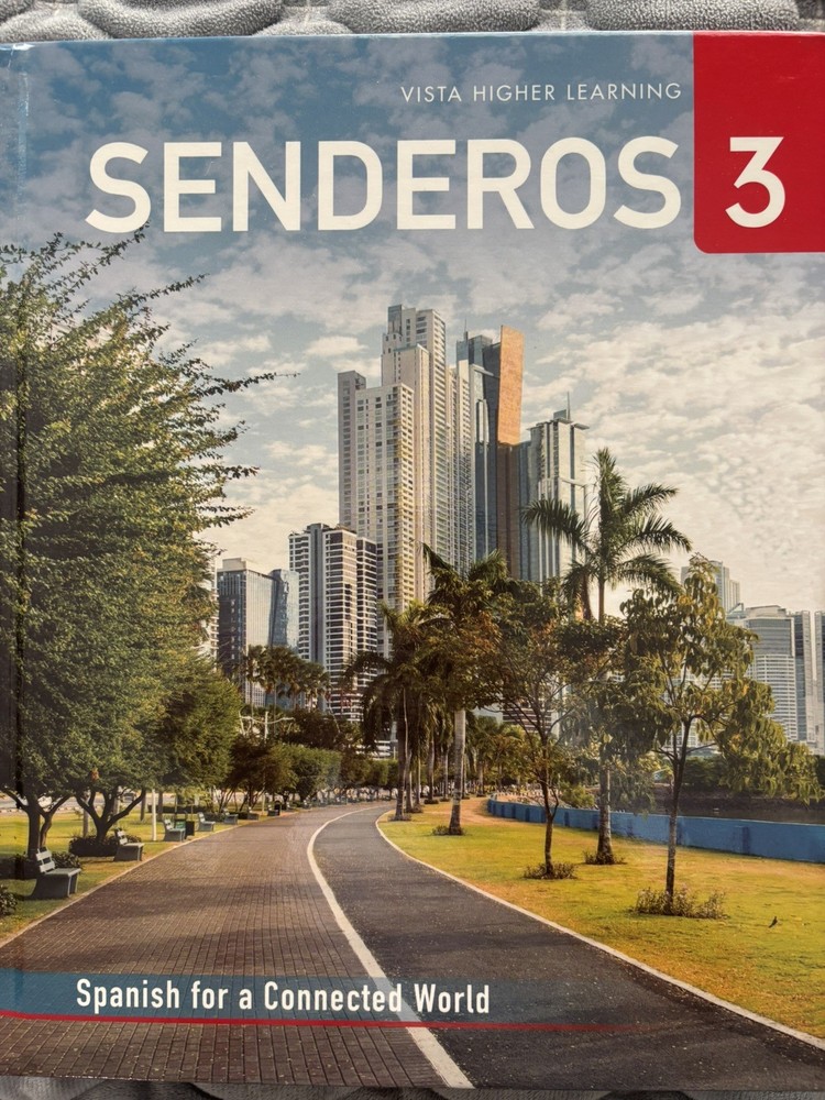 Senderos 3 Hardcover Spanish Textbook Vista Higher Learning Book Series Language