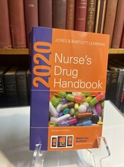 2020 Nurse’s Drug Handbook by Jones & Bartlett Learning (2019, Trade Paperback,